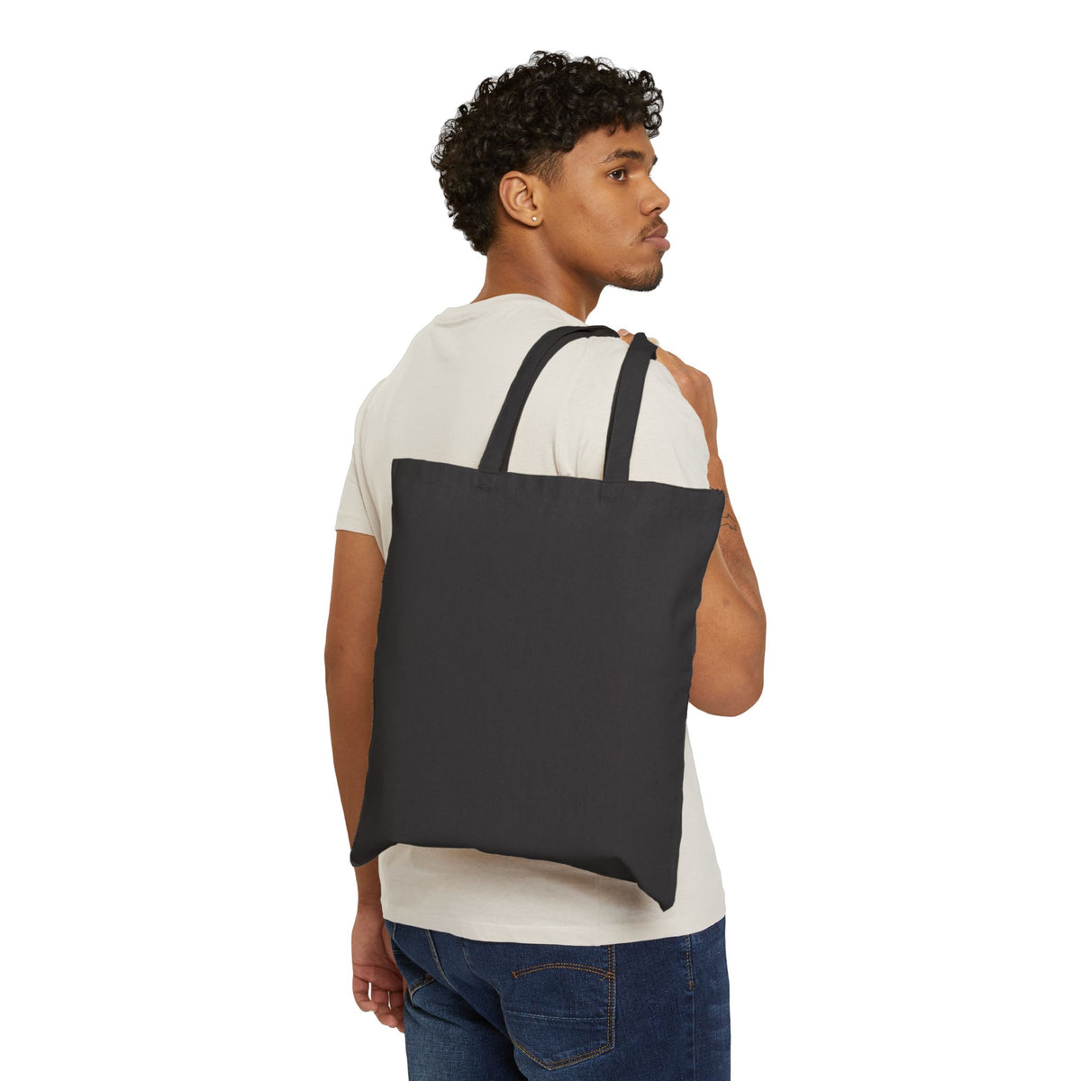 Tote Bag — "I May Be A Lot Of Things But Being On Time Is Not One Of Them" Canvas Shopper